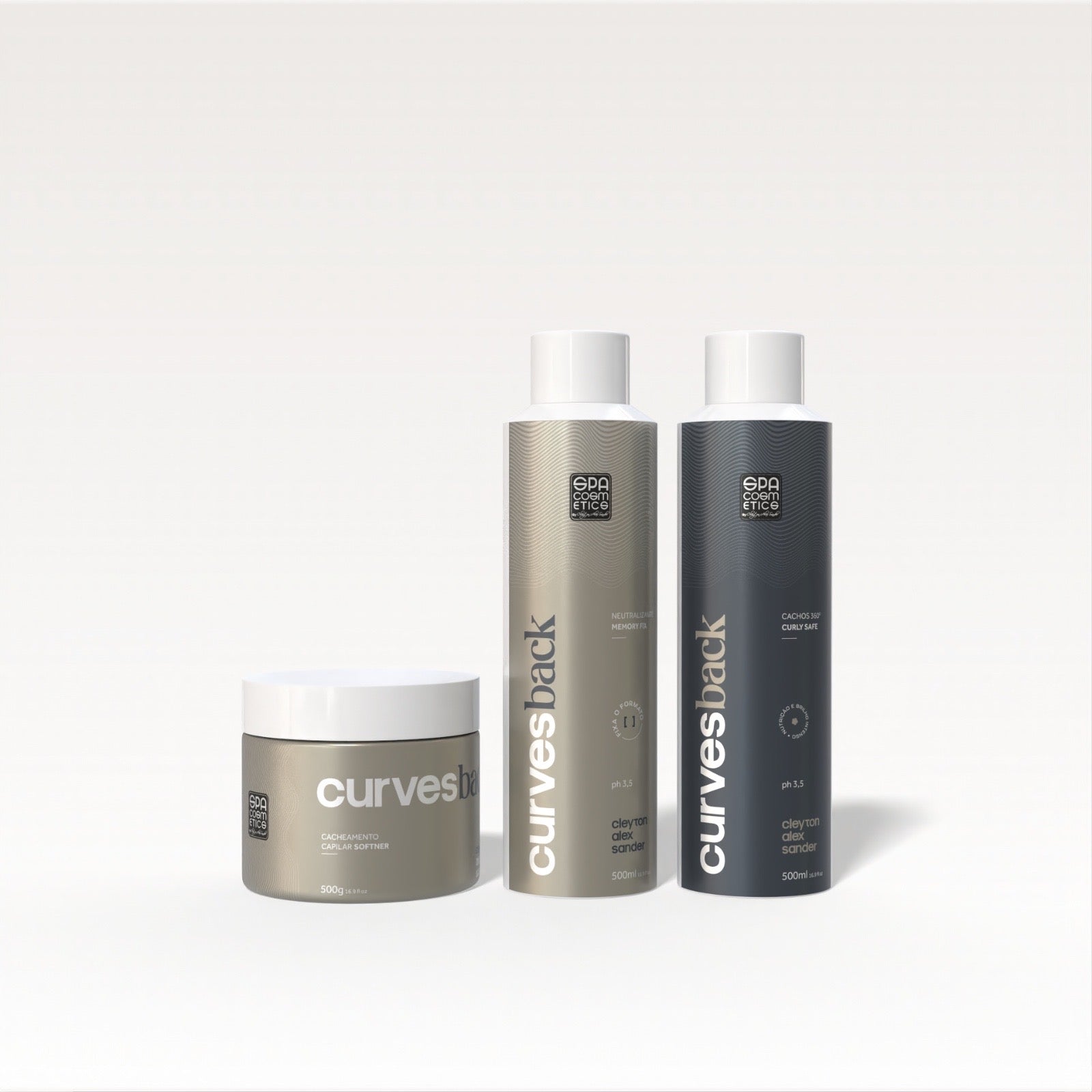 Kit Curves Back - Curly, Memory & Softner