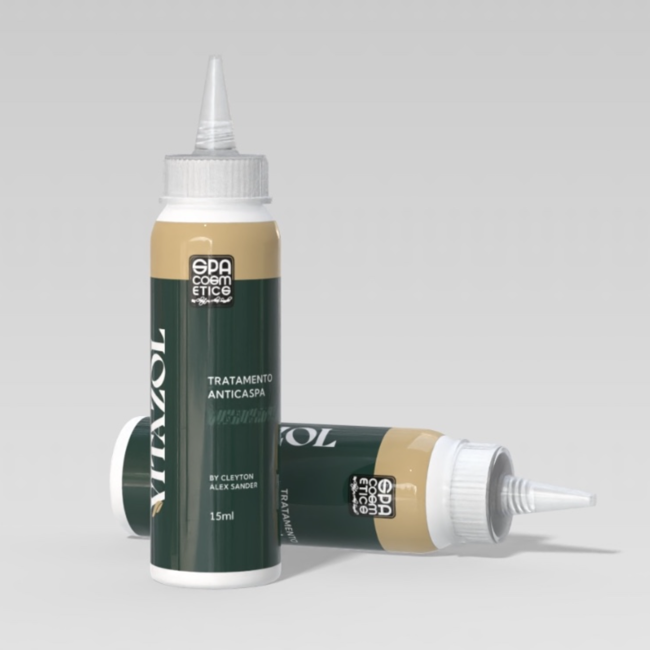 4 unidades VitaZOL Ant Caspa By Cleyton Alex Sander ( 4 unidades) 15 ml cada