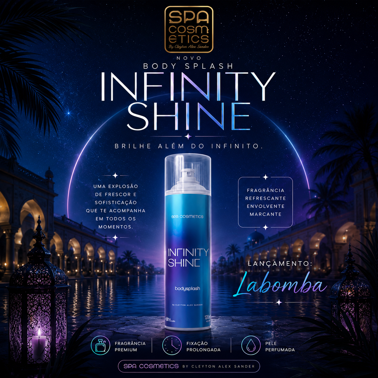 Body Splash Infinity Shine - 200ml