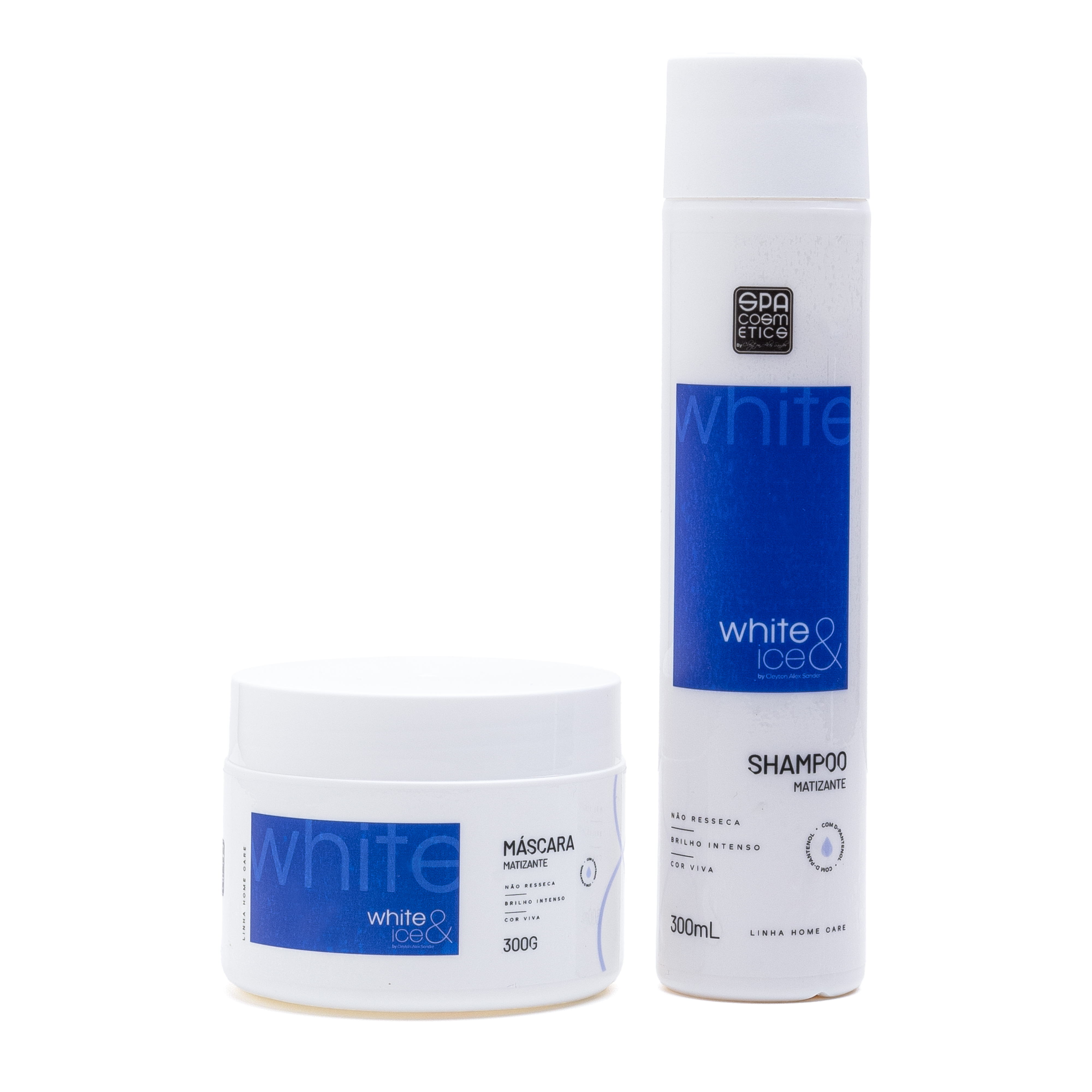Kit Matizador White & Ice Home - Shampoo & Máscara