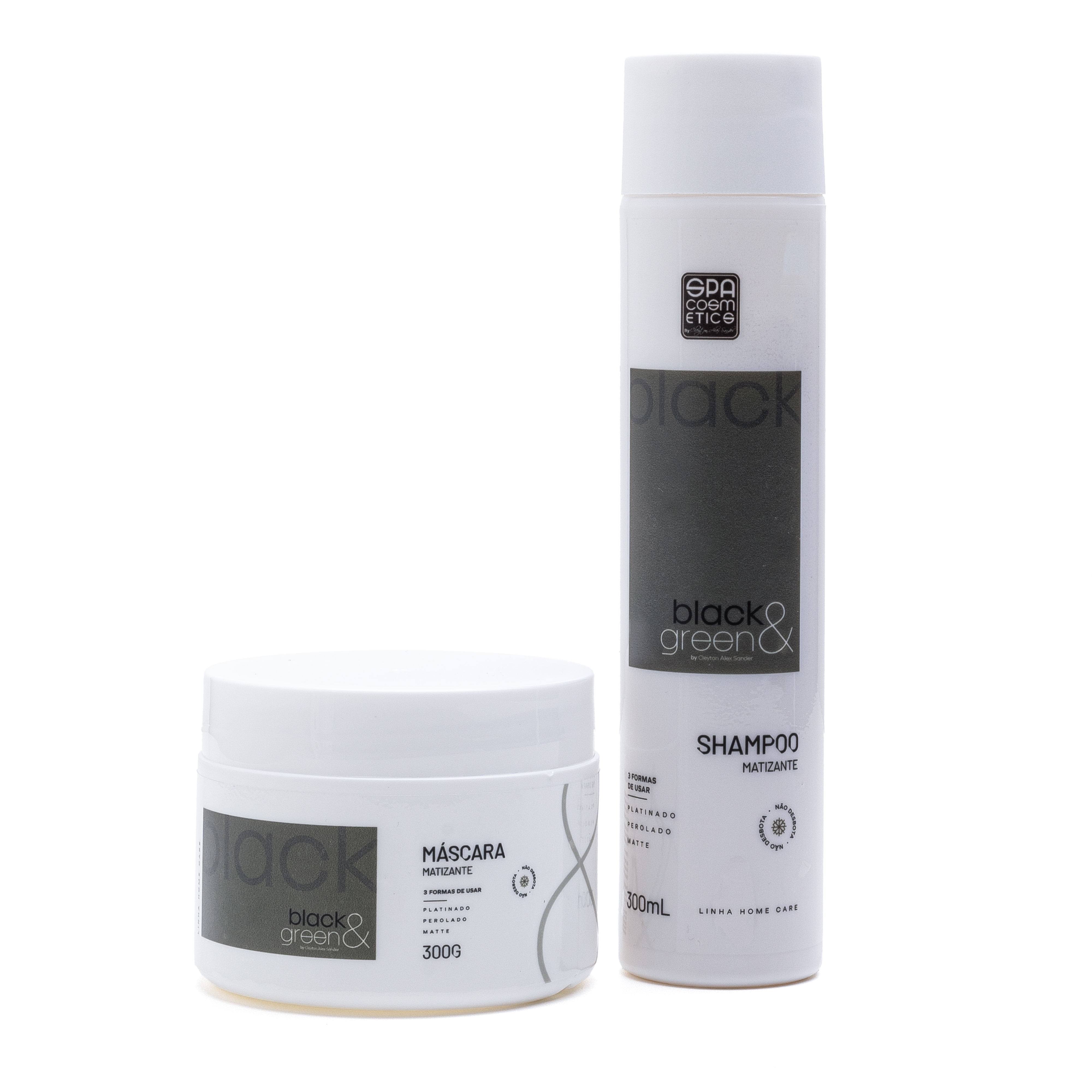 Kit Black & Green Home - Shampoo & Máscara