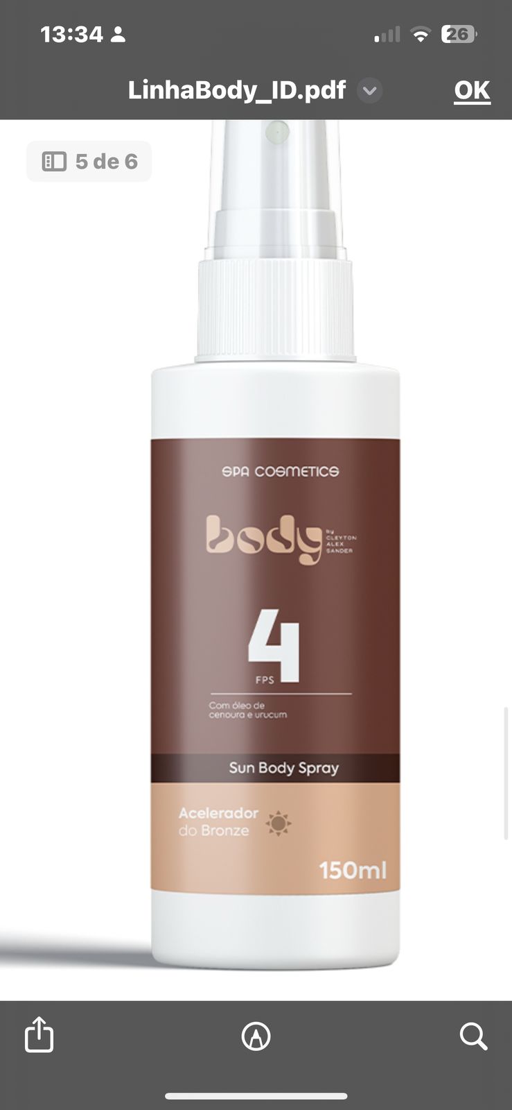 Spa Bronzeador Sun Body Spray