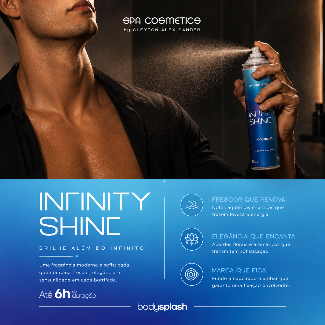 Body Splash Infinity Shine - 200ml
