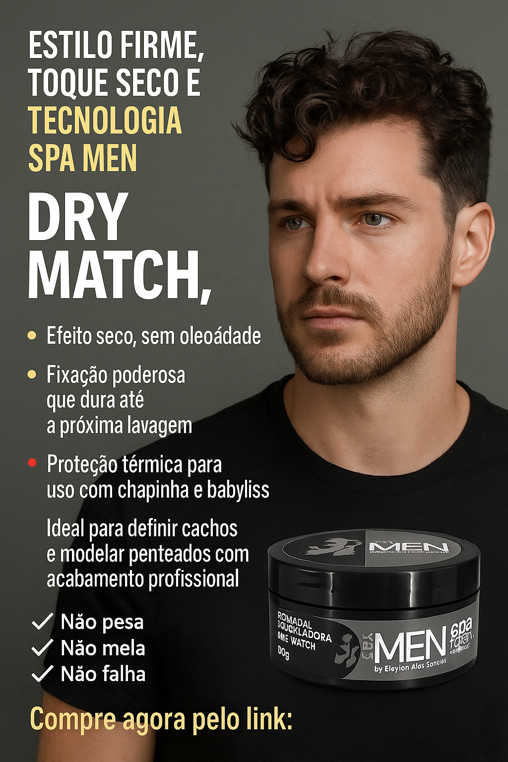 Pomada Modeladora Dry Match - 50g
