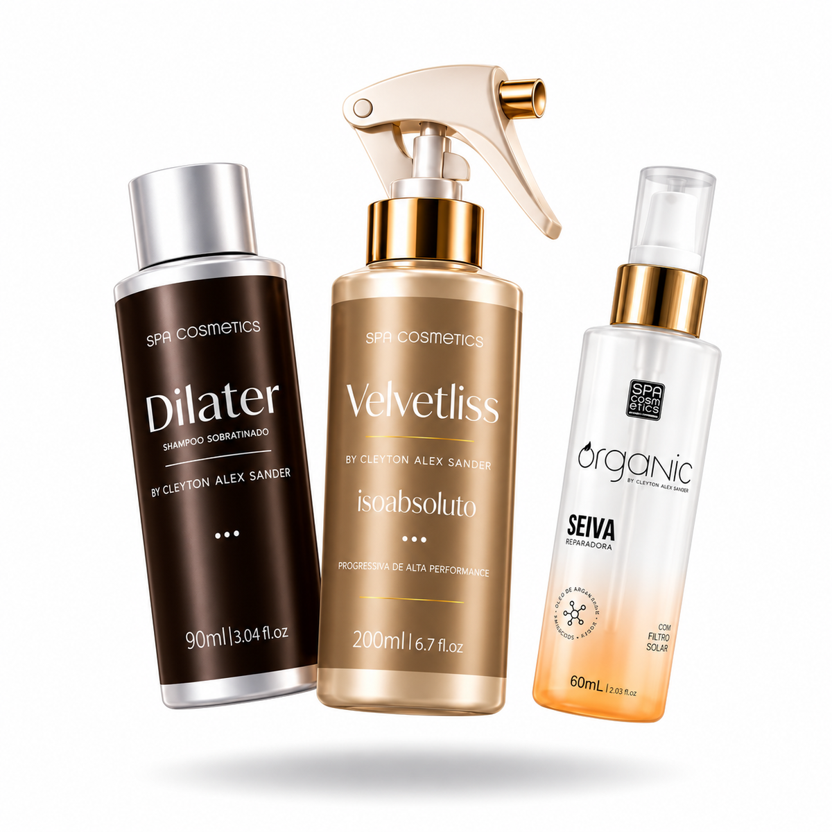 Kit Master com finalizador Laminação Capilar Kit Velvet Liss Xpress ( Dillater - Velvet Liss - Seiva Repair )