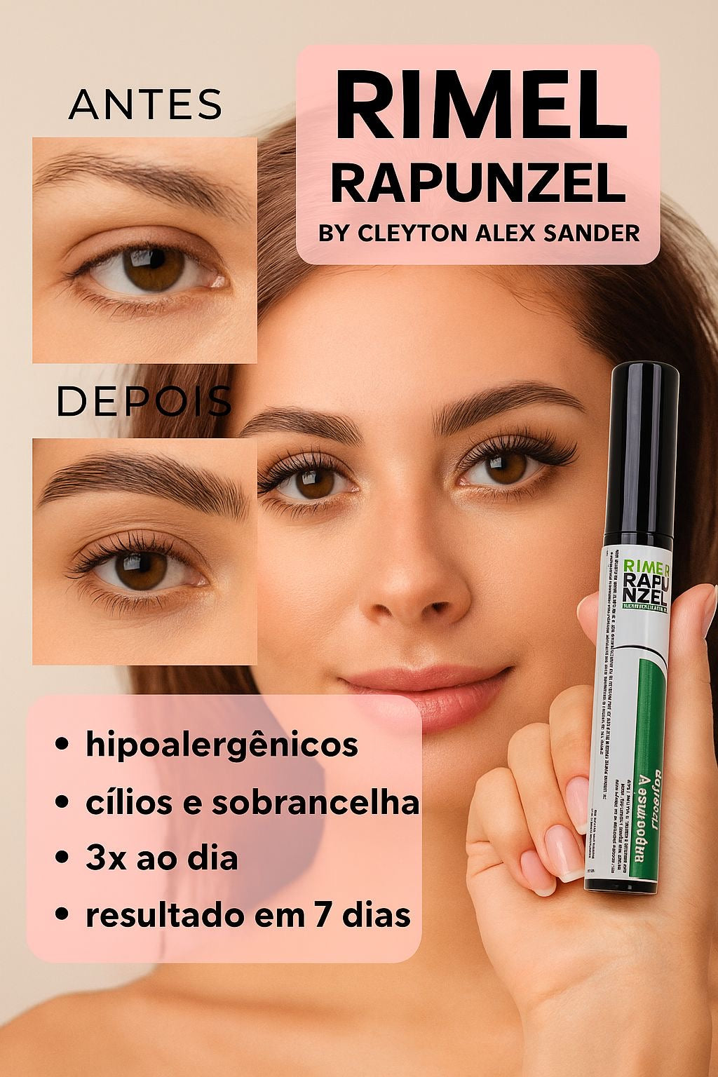 Rímel Rapunzel - 8 ml