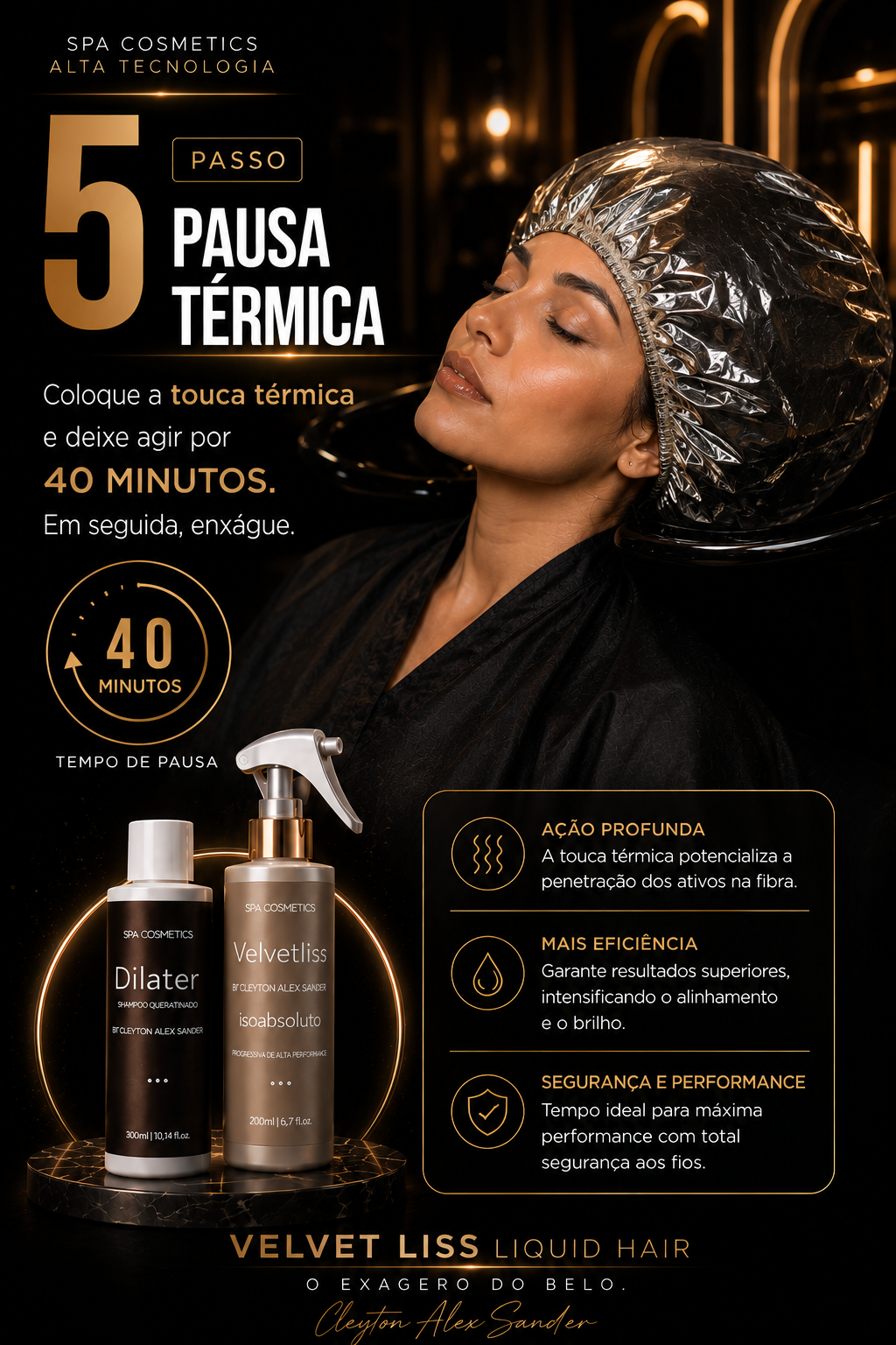 1 litro Velvet + 2 Dillater + ⭐️ grátis finalizador