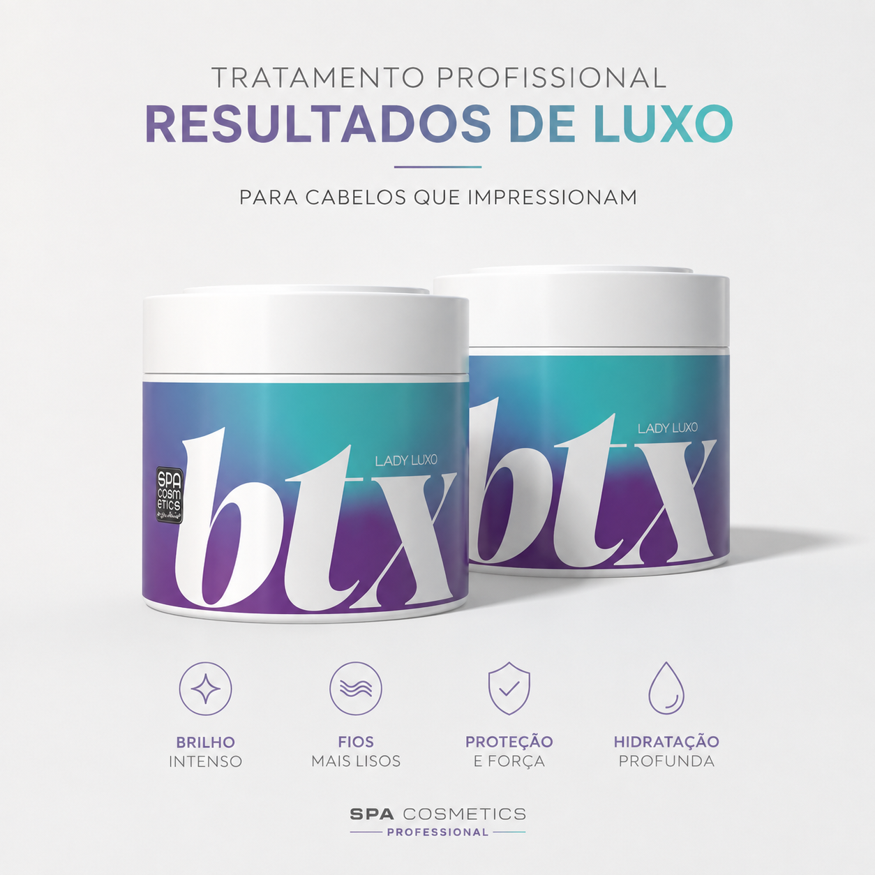 2 Botox Lady Luxo ( duas unidades de 500 gr cada ) - 1kg