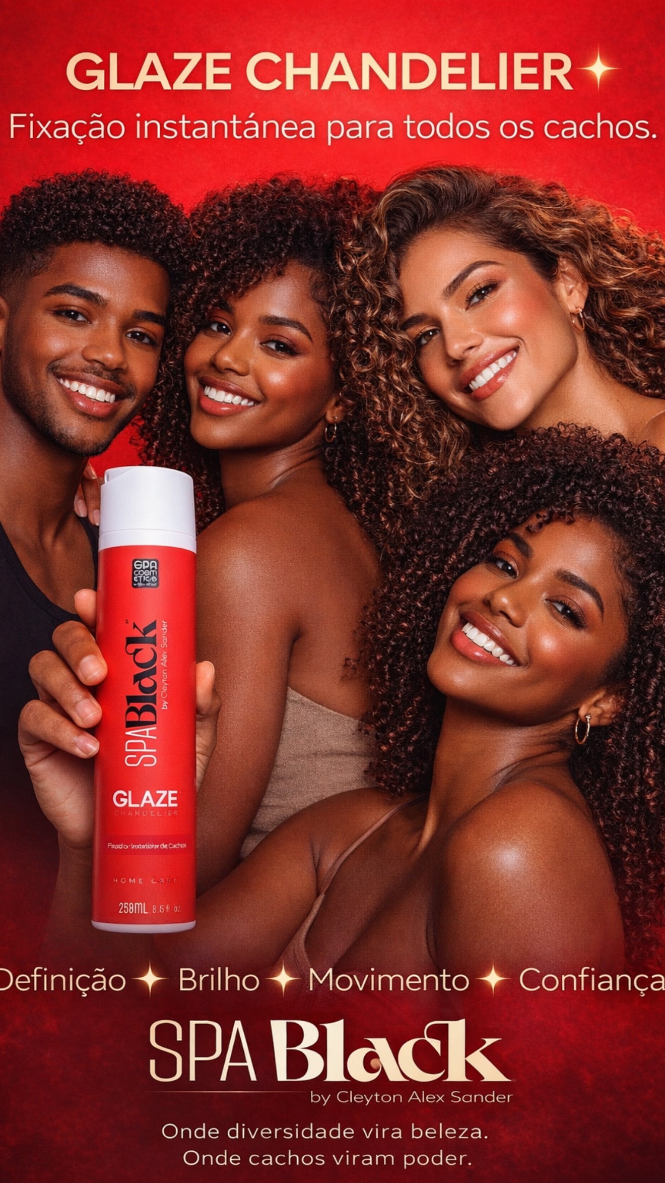 Glazer Chandelier Black - 300ml