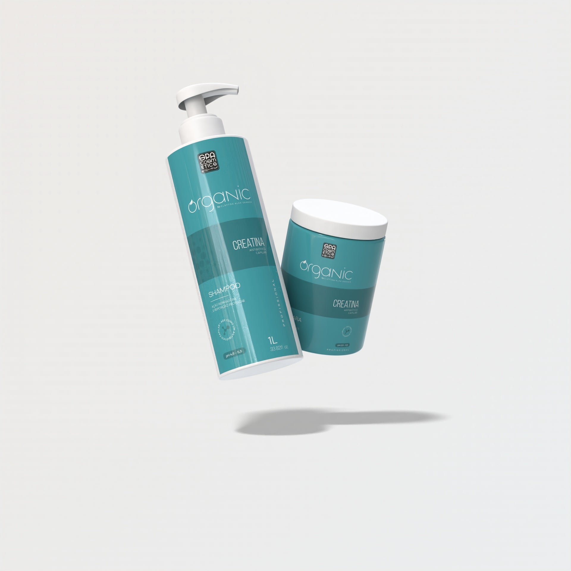 Kit Profissional Creatina Organic - Shampoo & Máscara