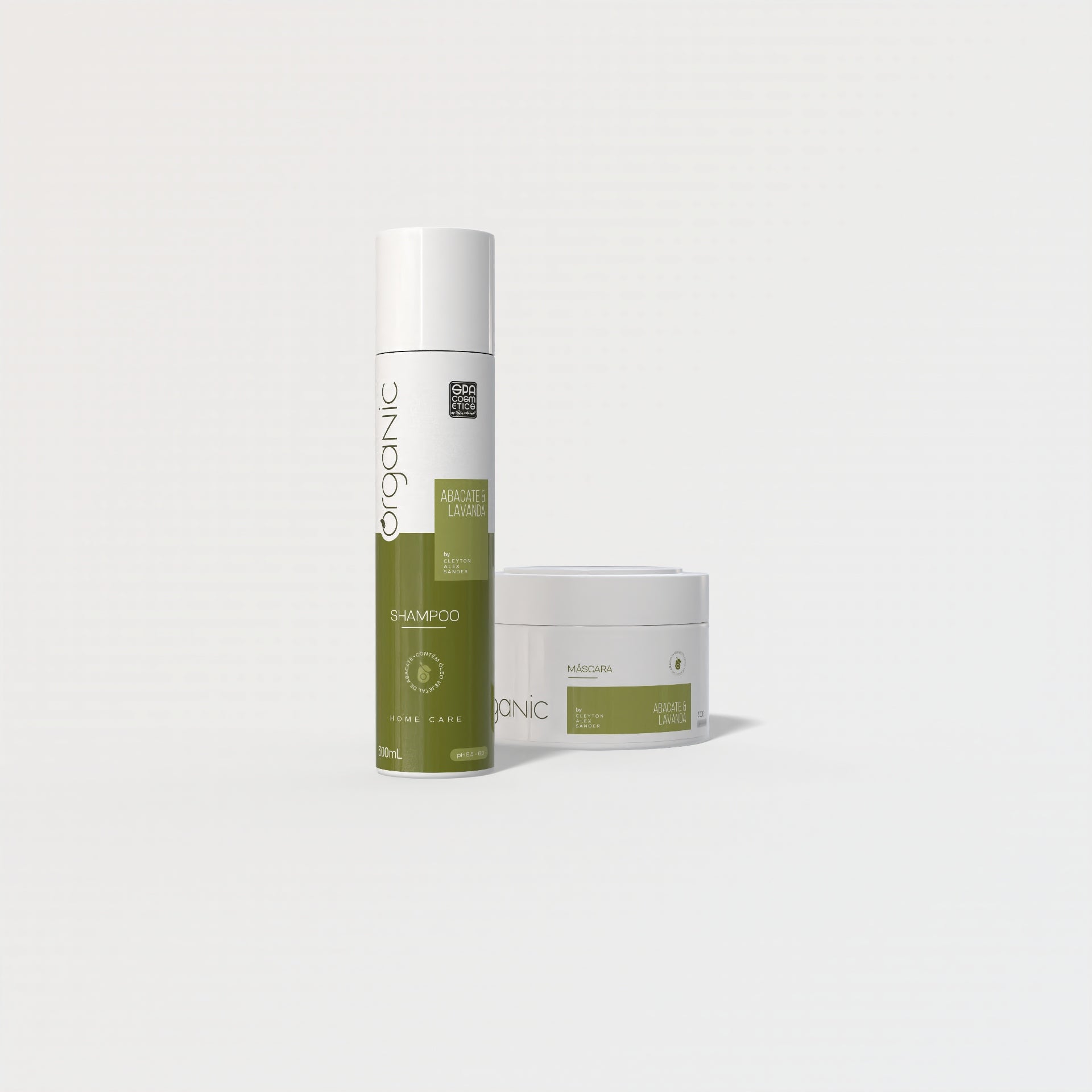 Kit Home Care Abacate com Lavanda  Organic - Shampoo & Máscara & Creme