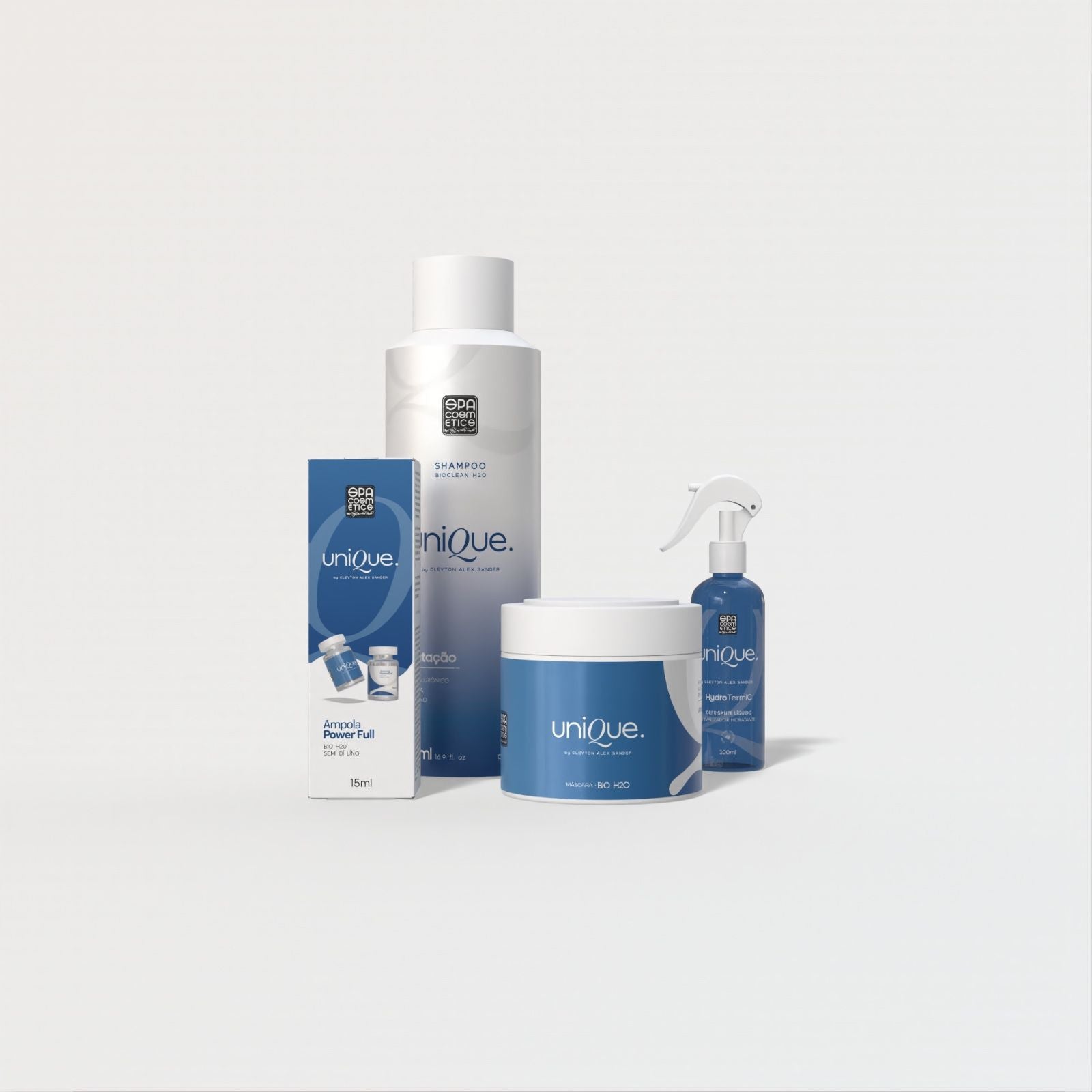 Kit Bio H20 - Shampoo , Mascara , Hydra Termic e Ampola